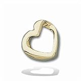 Titanium/Platinum Heart Shaped Slide