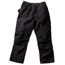 Blaklader Workwear Bantam Pant with out Utility Pockets, 38-Inch Waist, 32-Inch Length, 8-Ounce Cotton - Black