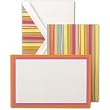 Bright Stripe Printable Invitation Cards