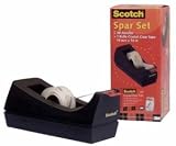 3M Klebebandabroller Scotch bis 19mmx33m schwarz gefüllt