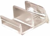 Slide-co 193074 Clear Acrylic Shower Door Bottom Guide 1-1/4x9/16