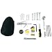 Maxam 44pc Motorcycle Sae/Metric Tool Kit Zippered Pouch Multi-Tool Pliers Adjustable Wrench