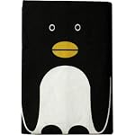 面白ブックカバー 【ペンギン】 文庫本サイズ　(紐しおり付き)