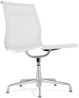 Aluminum Mesh Side Chair - White