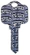San Antonio Spurs Kwikset KW1 House Key