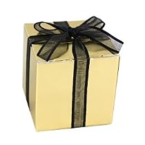 Ghirardelli Chocolate Gold 2x2 Favor Box