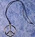 Silver Peace 60s Costume Necklace