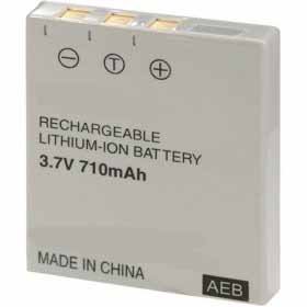 Replacement Battery for FUJIFILM FinePix, PANASONIC Lumix, PENTAX Optio, SAMSUNG Digimax, BENQ X600