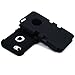 iPhone 5C Case, MagicMobile Hybrid Impact Shockproof Cover Hard Armor Shell and Soft Silicone Skin Layer [ Black - Black ] with Free Screen Protector / Film and Pen Stylus