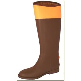 CLEARANCE Tamara Henriques Women's Two Toned Waterproof Rubber Rain Boots