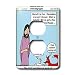 Rich Diesslins Funny Cartoon Gospel Cartoons - Jesus Parable - Another Bite Out of the Big Apple - Light Switch Covers - 2 plug outlet cover