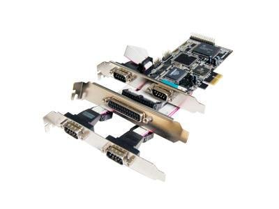 Cover image : Quatech QSSP-PCIE-100 - Parallel/serial adapter - PCI Express x1 - RS-232 - 4 ports ＋ 1 x parallel port