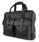Bosca Tribeca Collection Leather Dispatch Black