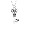 FOJO's Marcasite Heart Key Pendant