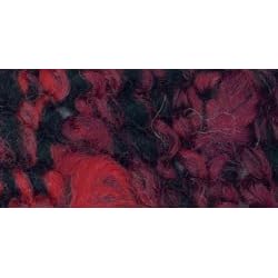 MARBLE YARN-BLACK/BURGUNDY/GOLD