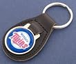 Minnesota Twins Leather Keychain