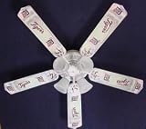Ceiling Fan Designers 52FAN-MLB-DET MLB Detroit Tigers Baseball Ceiling Fan 52 In.
