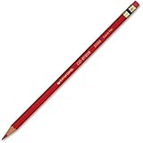 Prismacolor Col-Erase Pencil with Eraser, Scarlet Red Lead/Barrel, 12-Count  (20066)