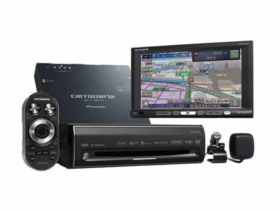 パイオニア 7.0型ワイドタッチパネルTV付DVD-V/CD・MP3対応HDDナビゲーション地ジセット AVIC-HRV002GII