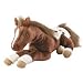 Plush "S'more" Resting Horse Dark Bay Appaloosa