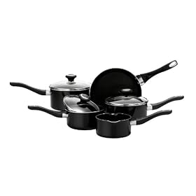Prestige Aluminium 5-Piece Cookware Set includes 14 cm Milkpan, 16 cm/ 18 cm/ 20 cm Saucepan and 24 cm Frypan