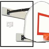 Three-Point Wall Mount Series with 2-3 Foot Extension for Fan-Shaped Board and Adjust-a-Goal