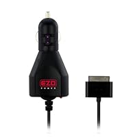 EZOPower 'Apple Certified' Black 2.1A Rapid Car Charger w/ IC Chip - No Overcharging for Apple iPhone 4 4G 4S 4GS 3G 3GS, new iPad 3, iPad 2, iPad 1, iPod Touch Nano