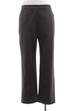 Eileen Fisher Musel Brown Sueded Stretch Twill Straight Jean
