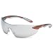 Uvex S4413 Ignite Safety Eyewear, Metallic Red and Silver Frame, Silver Mirror Hardcoat Lens