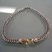 Double Chain Necklace with Magnetic Buckle - J122