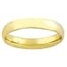 14 Karat Yellow Gold 4mm Comfort Fit Size 10 Wedding Band