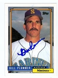 Bill Plummer autographed Baseball Card (Seattle Mariners)