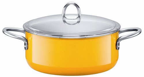 Silit 4-1/2-Quart Low Casserole Crazy Yellow