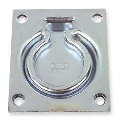 Battalion 1WAH2 Flush Pull Ring, Steel, 3 1/2 In L