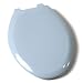 Comfort Seats C1B3E4S-40 EZ Close Deluxe Plastic Toilet Seat, Elongated, Dresden Blue