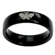 Acrylic Ring Butterfly Width: 5mm