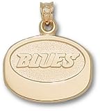 St Louis "Blues" Puck Gold Plated Charm/Pendant
