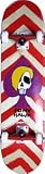 Birdhouse Tony Hawk Mcsqueeb Skull Standard Complete Skateboard - 7.87