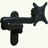 new plasma TV LCD monitor black wall mount bracket swing arm for LG 19LG30 19LG31 22LG30 22LG31 22lg30dc VESA 100x100 1AI