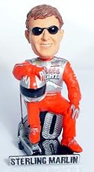Sterling Marlin Driver Suit Sitting Pose Forever Collectibles Bobble Head - NASCAR Sports Merchandise