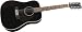 Rogue Herringbone 12-String Acoustic Guitar, Black