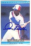 Eric Bullock, Montreal Expos, 1992 Donruss Autographed Card