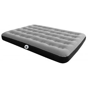 10T - OHIO Double - Matelas gonflable - Noir - 185 x 130 x 22 cm (Import Allemagne)