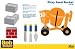 Bob The Builder Dizzy Sand Bucket W sand Moulds And Tools