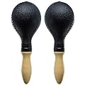 Tiger Pair of Full Size Black Maracas