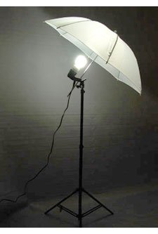 Photography Studio Continuous Umbrella Light Kit with Free 26w 5500k Fluorescent Photo Light Bulb