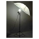 PHOTOGRAPHY STUDIO CONTINUOUS LIGHTING UMBRELLA KIT + Free 27 Watts 5500K Fluorescent Photo Lamp Bulb ~ Casio
