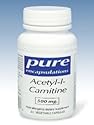 Pure Encapsulations - Acetyl-L-Carnitine 500mg 60c