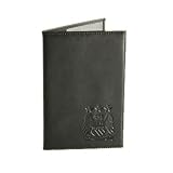 Manchester City FC. Black Leather Passport Wallet