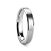 4mm/6mm/8mm Tungsten Matte Finish Polished Edges Comfort Fit Wedding Band Rings for Men Women